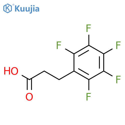 3-(Pentafluorophenyl)propionic Acid structure