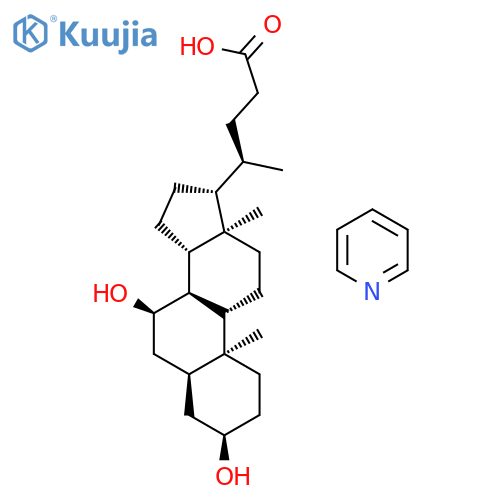 Cholan-24-oic acid, 3,7-dihydroxy-, (3a,5b,7a)-, compd. with pyridine(1:1) structure