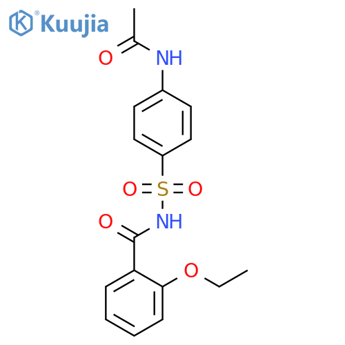 Benzamide, N-[[4-(acetylamino)phenyl]sulfonyl]-2-ethoxy- structure