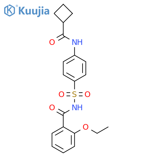 Benzamide, N-[[4-[(cyclobutylcarbonyl)amino]phenyl]sulfonyl]-2-ethoxy- structure