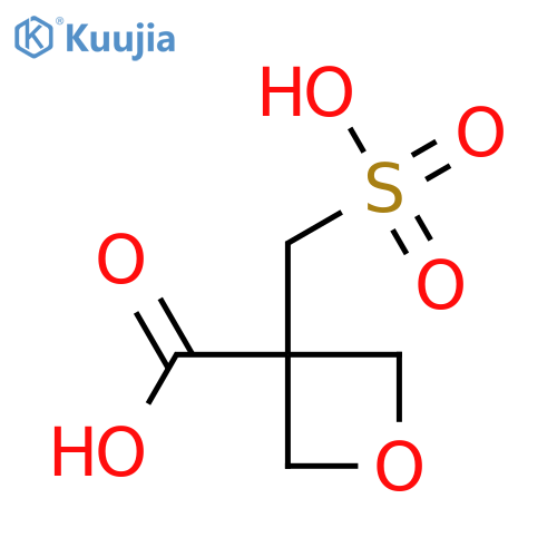 3-(Sulfomethyl)oxetane-3-carboxylic acid structure