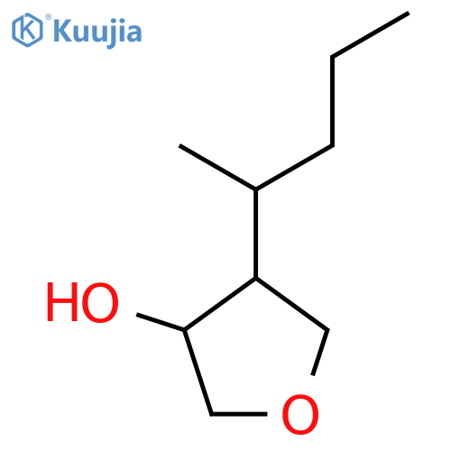4-(Pentan-2-yl)oxolan-3-ol structure