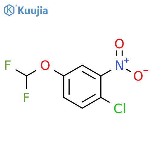 1-chloro-4-(difluoromethoxy)-2-nitrobenzene structure