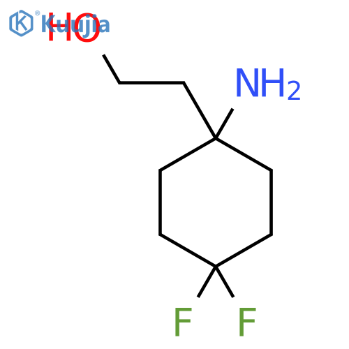 2-(1-amino-4,4-difluorocyclohexyl)ethan-1-ol structure