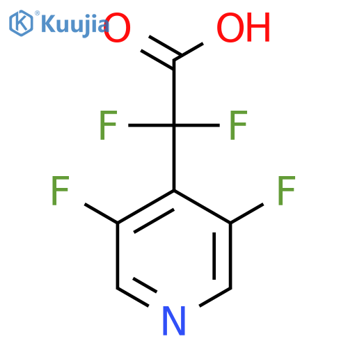 2-(3,5-difluoropyridin-4-yl)-2,2-difluoroacetic acid structure