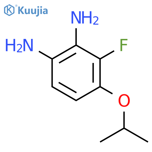 3-fluoro-4-(propan-2-yloxy)benzene-1,2-diamine structure
