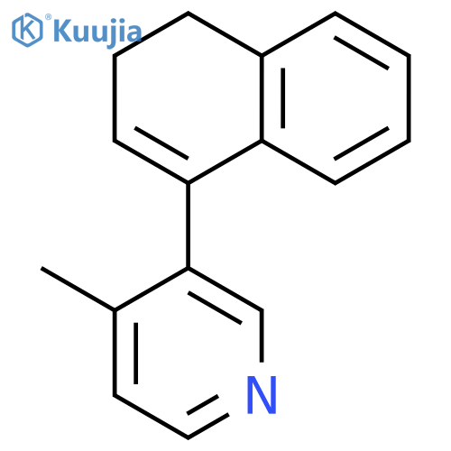 Pyridine, 3-(3,4-dihydro-1-naphthalenyl)-4-methyl- structure
