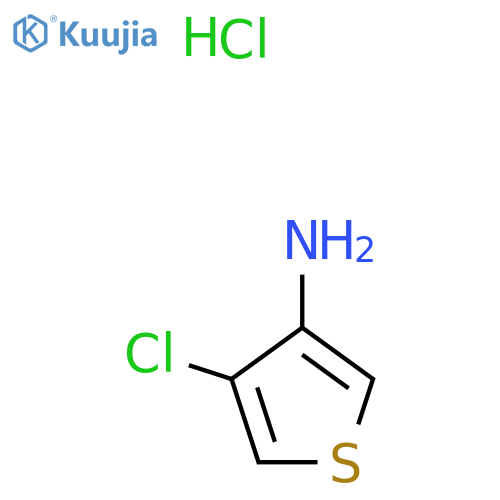 4-Chlorothiophen-3-amine hydrochloride structure