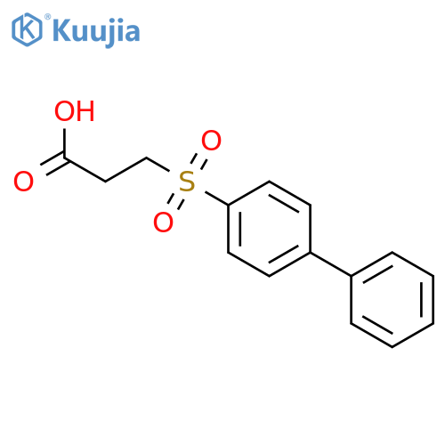 3-(4-Phenylbenzenesulfonyl)propanoic Acid structure