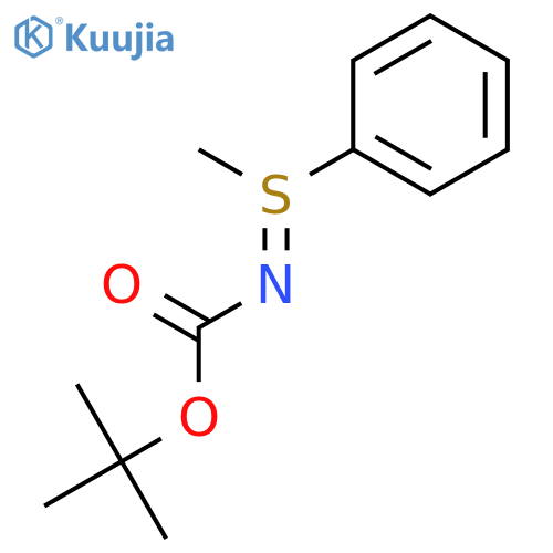 Tert-butyl [methyl(phenyl)-lambda~4~-sulfanylidene]carbamate structure