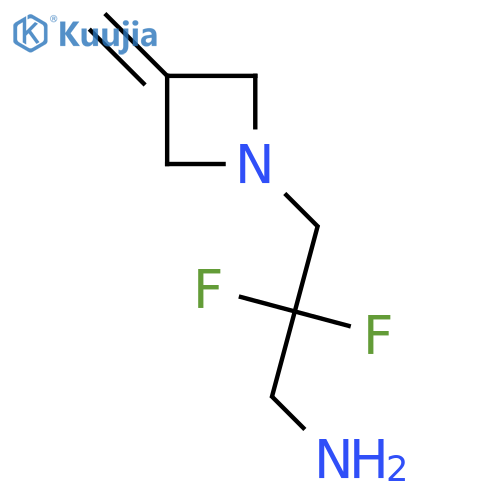 2,2-Difluoro-3-(3-methylideneazetidin-1-yl)propan-1-amine structure