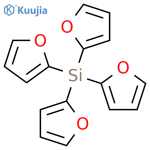 Silane, tetra-2-furanyl- structure