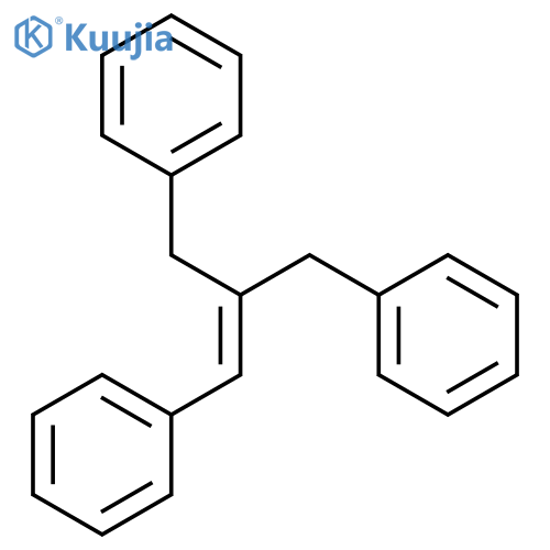2-Propenyl, 1,3-diphenyl-2-(phenylmethyl)- structure