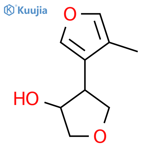 4-(4-methylfuran-3-yl)oxolan-3-ol structure