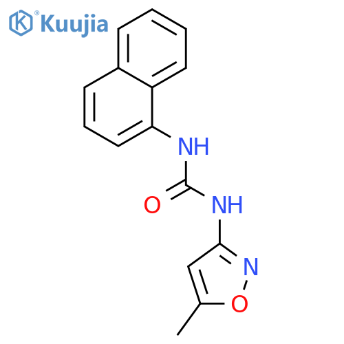 1-(5-Methyl-isoxazol-3-yl)-3-naphthalen-1-yl-urea structure