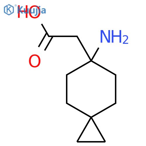 2-{6-aminospiro2.5octan-6-yl}acetic acid structure