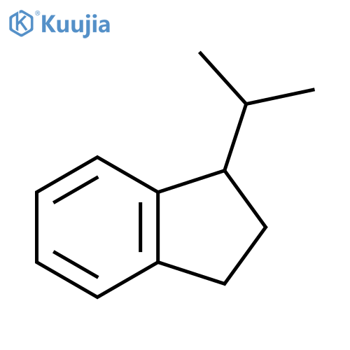 1H-Indene, 2,3-dihydro-1-(1-methylethyl)- structure