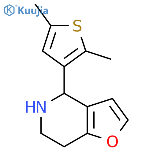 4-(2,5-dimethylthiophen-3-yl)-4H,5H,6H,7H-furo3,2-cpyridine structure