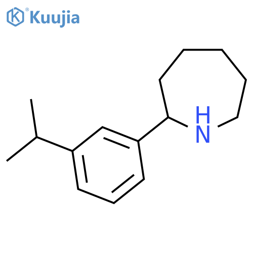 2-[3-(Propan-2-yl)phenyl]azepane structure