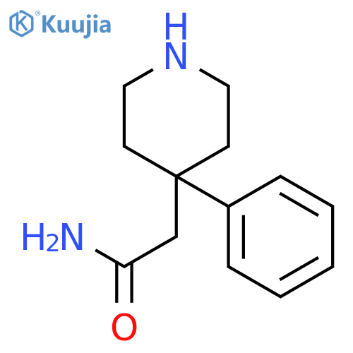 4-Piperidineacetamide, 4-phenyl- structure