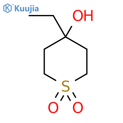 4-Ethyl-1,1-dioxothian-4-ol structure