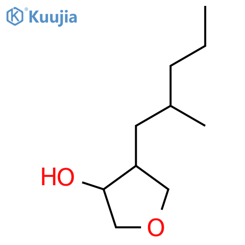4-(2-methylpentyl)oxolan-3-ol structure