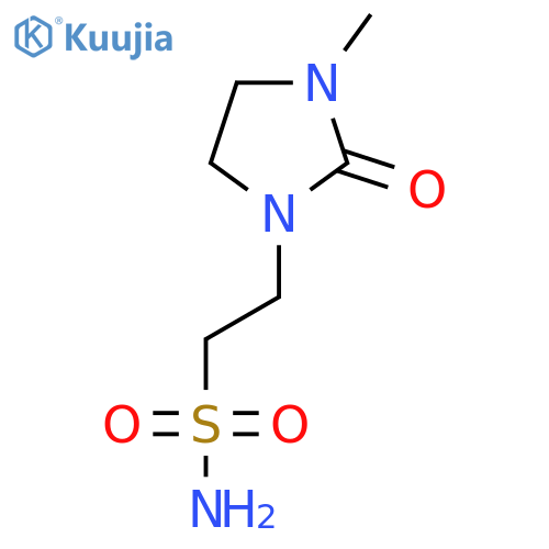2-(3-Methyl-2-oxoimidazolidin-1-yl)ethane-1-sulfonamide structure