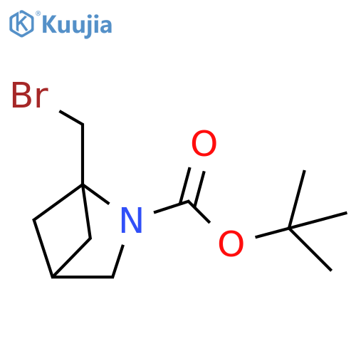 tert-butyl 1-(bromomethyl)-2-azabicyclo[2.1.1]hexane-2-carboxylate structure