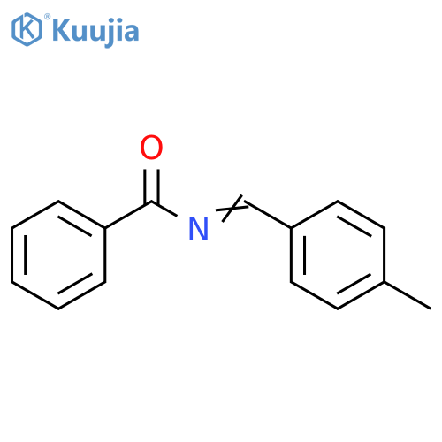 Benzamide, N-[(4-methylphenyl)methylene]- structure