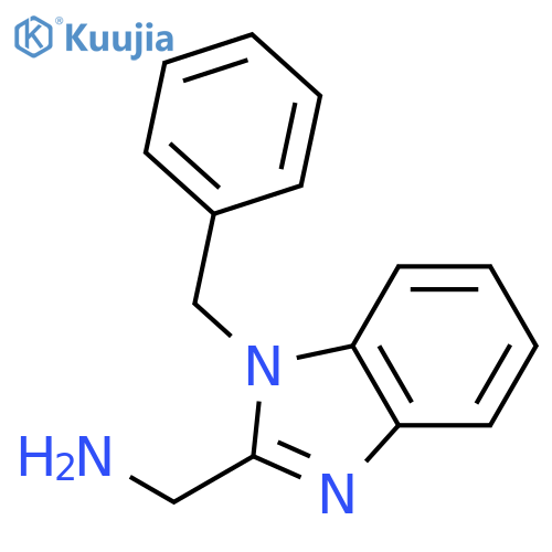 (1-Benzyl-1H-benzo[d]imidazol-2-yl)methanamine structure