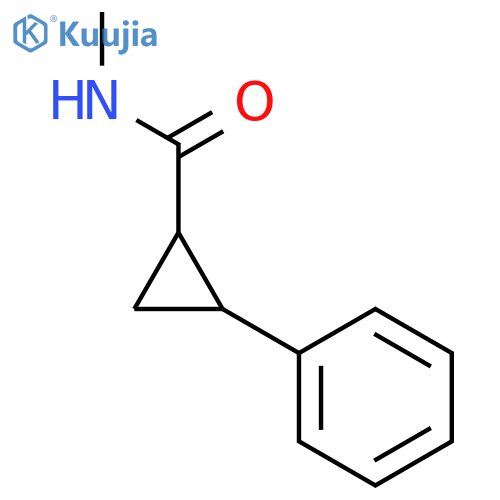 N-methyl-2-phenylCyclopropanecarboxamide structure