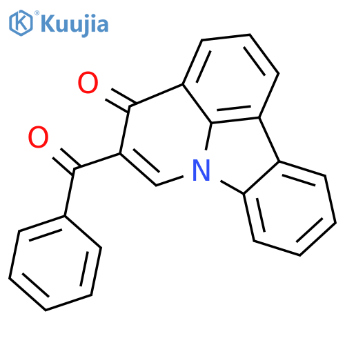 4H-Pyrido[3,2,1-jk]carbazol-4-one, 5-benzoyl- structure