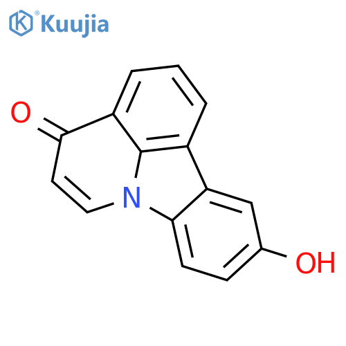 4H-PYRIDO[3,2,1-JK]CARBAZOL-4-ONE, 10-HYDROXY- structure