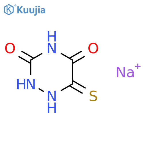 sodium (3,5-dioxo-2,3,4,5-tetrahydro-1,2,4-triazin-6-yl)sulfanide structure