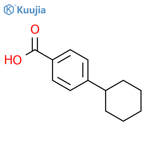 4-Cyclohexylbenzoic acid structure