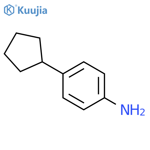 4-cyclopentylbenzenamine structure