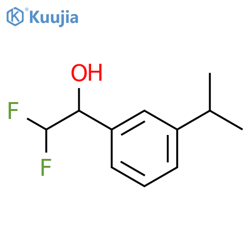 α-(Difluoromethyl)-3-(1-methylethyl)benzenemethanol structure