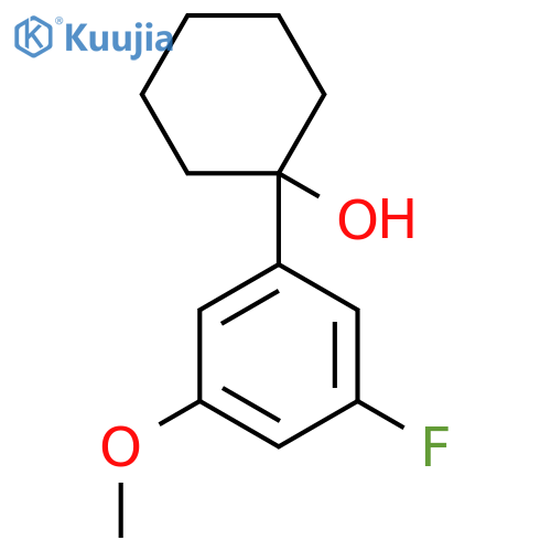 1-(3-Fluoro-5-methoxyphenyl)cyclohexanol structure