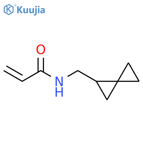 N-({spiro2.2pentan-1-yl}methyl)prop-2-enamide structure