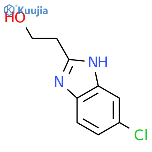 2-(6-chloro-1H-benzimidazol-2-yl)ethanol structure