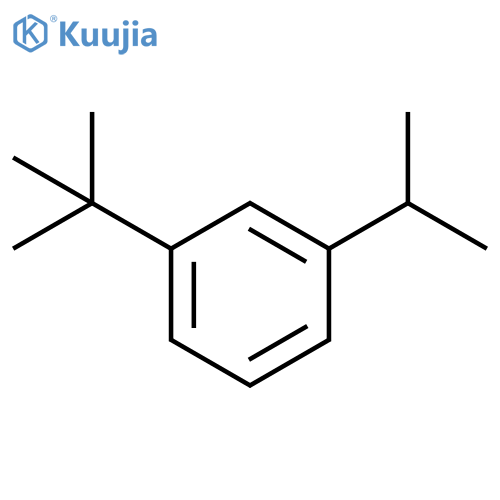 Benzene,1-(1,1-dimethylethyl)-3-(1-methylethyl)- structure
