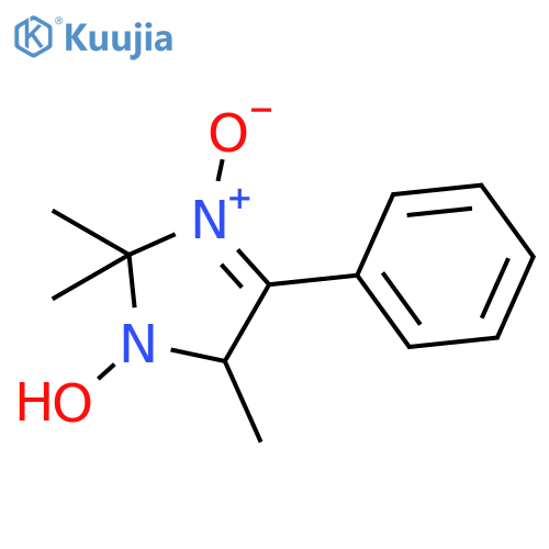 1H-Imidazole, 2,5-dihydro-1-hydroxy-2,2,5-trimethyl-4-phenyl-, 3-oxide structure