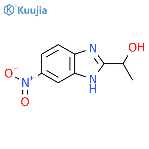 1-(5-nitro-1H-1,3-benzodiazol-2-yl)ethan-1-ol structure