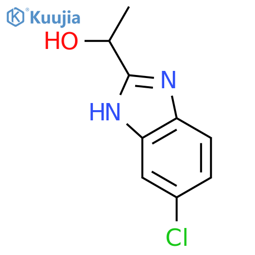 1-(5-chloro-1H-1,3-benzodiazol-2-yl)ethan-1-ol structure