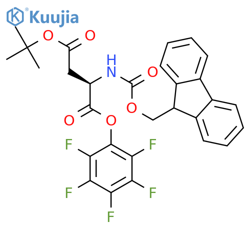 Fmoc-D-Asp(OtBu)-Opfp structure