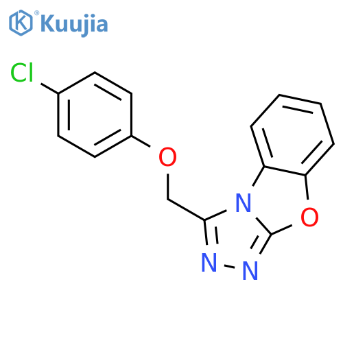 1,2,4-Triazolo[3,4-b]benzoxazole, 3-[(4-chlorophenoxy)methyl]- structure