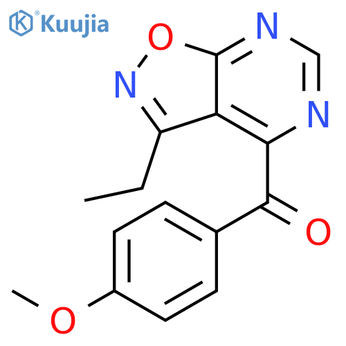 Methanone, (3-ethylisoxazolo[5,4-d]pyrimidin-4-yl)(4-methoxyphenyl)- structure