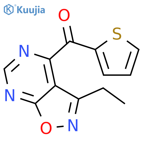 Methanone, (3-ethylisoxazolo[5,4-d]pyrimidin-4-yl)-2-thienyl- structure