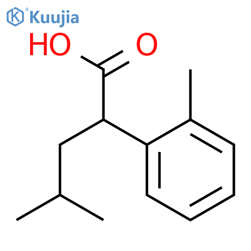 4-Methyl-2-(o-tolyl)pentanoic Acid structure