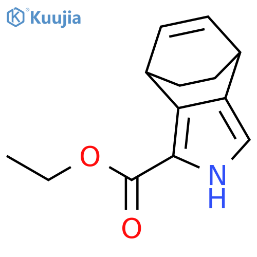 ethyl 4-azatricyclo[5.2.2.0]undeca-2,5,8-triene-3-carboxylate structure